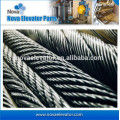 8*19S+FC, Steel Wire Rope for Elevator Traction, Speed Governor and Tension Device